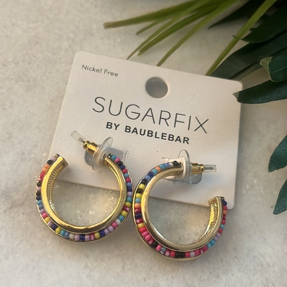 Sugarfix by BaubleBar Colorful Hoop Earrings - Picture 5 of 5